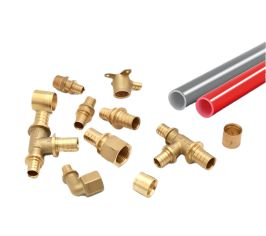 PEX труба/аксиальные фитинги