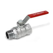 Кран шаровой R254DL, прямой, рукоятка рычажная, с вн./нар. резьбой 1