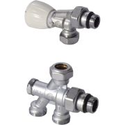 Группа микрометрическая термостатическая для двухтрубных установок GIACOMINI 1/2x16