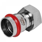 Пресс-фитинг из нержавеющей стали с накидной гайкой 28х1