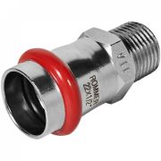 Пресс-фитинг из нержавеющей стали с наружной резьбой 22х1/2