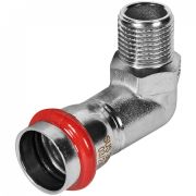 Пресс-угольник из нержавеющей стали с наружной резьбой резьбой 22х1/2