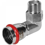 Пресс-угольник из нержавеющей стали с наружной резьбой резьбой 28х3/4