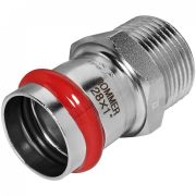 Пресс-фитинг из нержавеющей стали с наружной резьбой 28х1