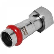 Пресс-фитинг из нержавеющей стали с накидной гайкой 15х1/2