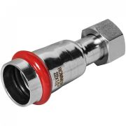 Пресс-фитинг из нержавеющей стали с накидной гайкой 22х1/2