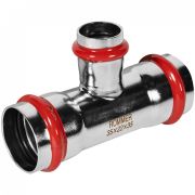 Трехраструбный пресс-тройник из нерж. стали 35х22х35