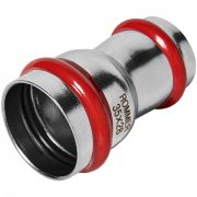 Двухраструбный пресс-муфта из нерж. стали 35х28