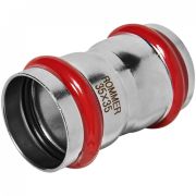 Двухраструбный пресс-муфта из нерж. стали 35х35