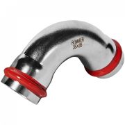 Двухраструбный пресс-уголок из нерж. стали 90х35х35