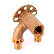 Двойное настенное колено MVI 16х1/2