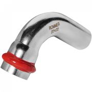 Однораструбный пресс-уголок из нерж. стали 90х22х22