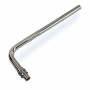 Трубка приборная Г-образная аксиальная, латунь, 16х250, хромированная, RTP