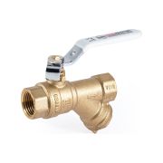 Кран шаровой с фильтром PF STANDARD в/в рычаг 1/2