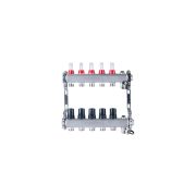 Коллекторный блок из нерж. стали с расходомерами ProFactor 1« х 3/4»н (5)  (1/5)