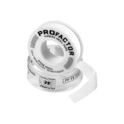 ФУМ лента PROFACTOR PF Professional белая Ф55 мм 12мм х 0,1мм х 12м
