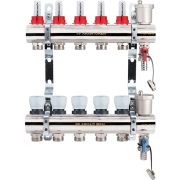 Коллекторный блок с расходомерами в сборе ProFactor 1« х 3/4»н (5)  (1/4)