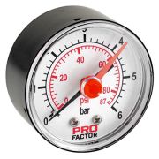 Манометр d 53мм аксиальное присоединение /6 bar/  1/4