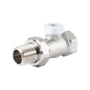 Клапан радиатора настроечный прямой PROFACTOR 1/2