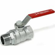 Кран шаровой R254DL, прямой, рукоятка рычажная, с вн./нар. резьбой 2