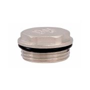 Заглушка в трубу никелированная с уплотнением ProFactor  1