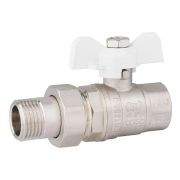 Кран шаровой с полусгоном NEW PF STANDARD в/н бабочка 1/2