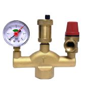 Группа безопасности Ш-образная латунная Эконом  (1«х1/2») SUN 1064