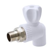 Кран шаровой для радиатора угловой 25х1/2 PPRC