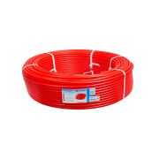 Труба из полиэтилена PE-RT ф20*2,0(красная, бухта 100м)
