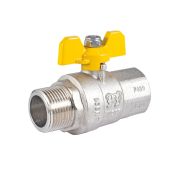 Кран шаровой для газа PF GAS в/н бабочка 1