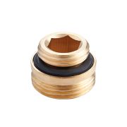 Переходник с прокладкой 1/2«*3/4» MVI (под конус, для узлов вентильного типа)