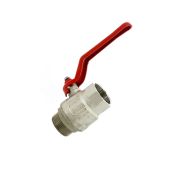 Кран шаровой IDEAL, прямой, рукоятка рычаг, Ду 1 1/4