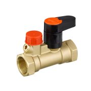 Клапан запорный MSV-S Danfoss ДУ 15, 1/2` вр, Kvs 3, латунь