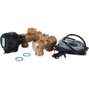 Комплект трехходового клапана STOUT для котла + бойлера 3/4 Kvs 4,4 м3/ч