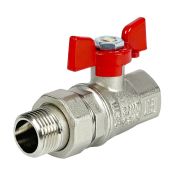 Кран шаровой VALFEX PREMIUM для воды, с американкой, 1/2