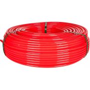 Труба из сшитого полиэтилена ROMMER pe-xa, 16x2, бухта 500 метров, с кислородным слоем, красная