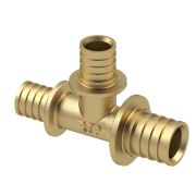 Тройник переходной аксиальный, латунь, 20х16х16, желтый, RTP