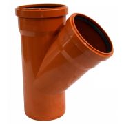 Тройник НПВХ 200х200мм угол 45° SINIKON