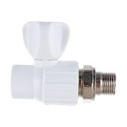 Кран шаровой для радиатора прямой  20*1/2 PPRC