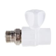 Кран шаровой для радиатора прямой  25*3/4 PPRC